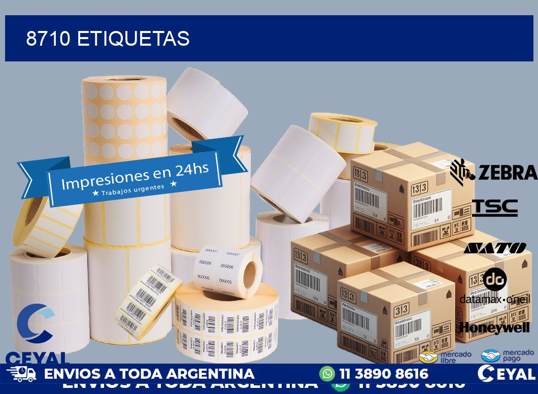 8710 ETIQUETAS