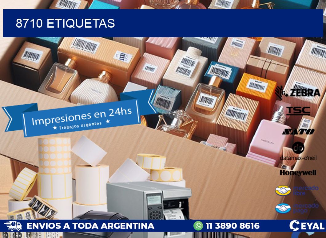8710 ETIQUETAS