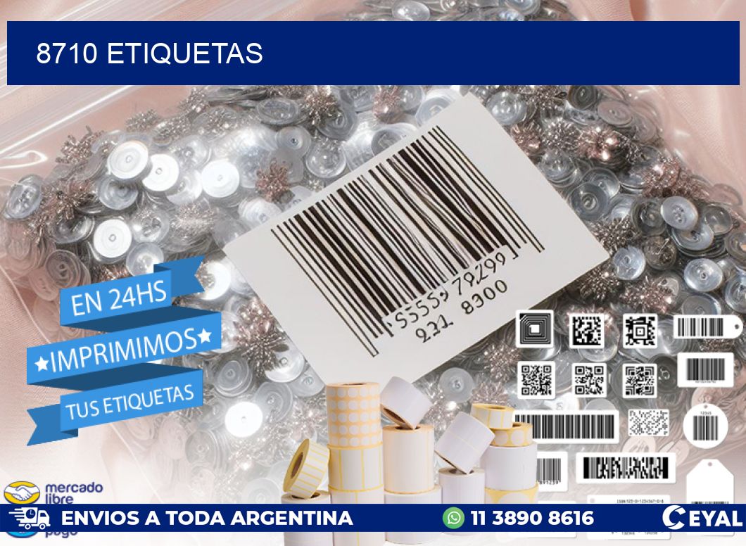 8710 ETIQUETAS