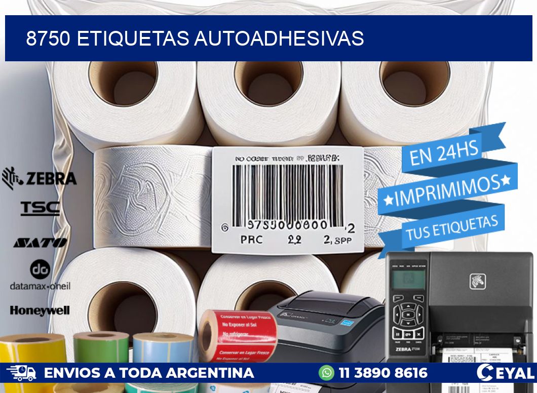 8750 ETIQUETAS AUTOADHESIVAS