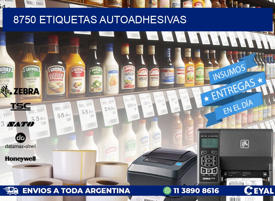 8750 ETIQUETAS AUTOADHESIVAS