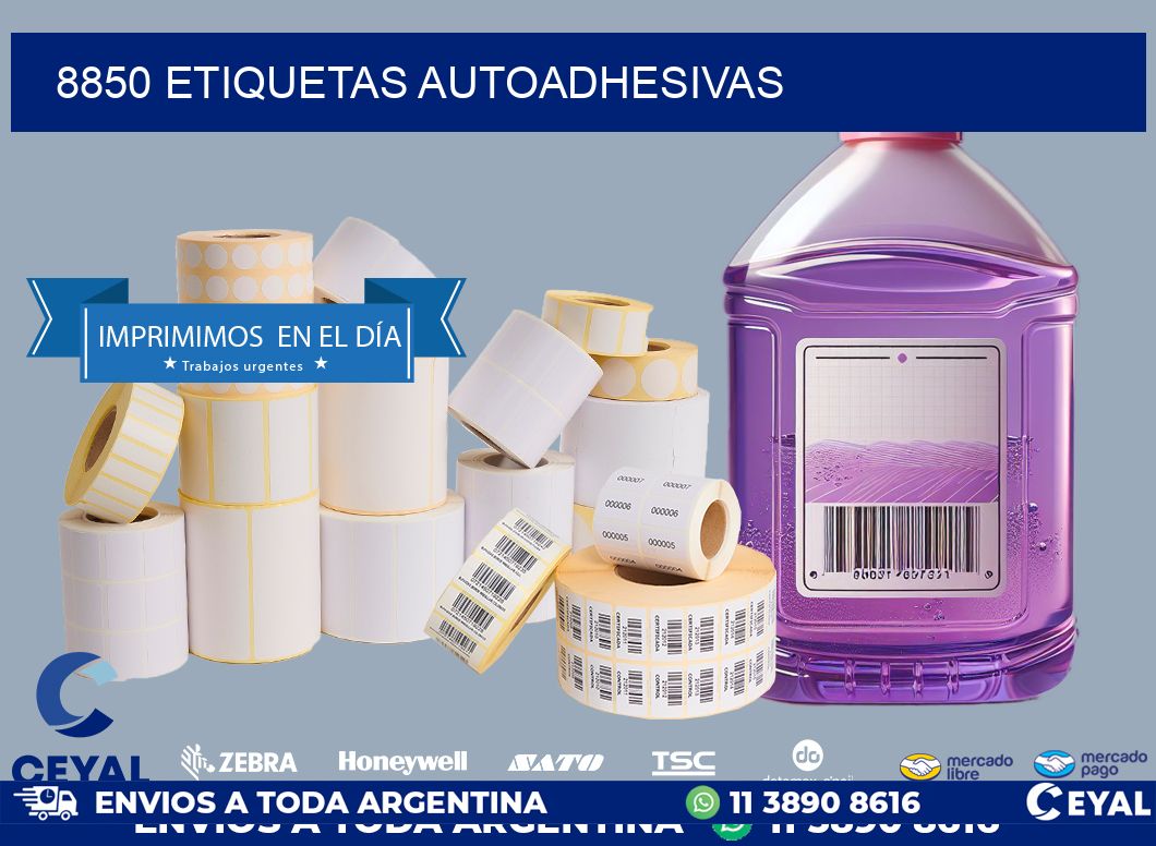 8850 ETIQUETAS AUTOADHESIVAS