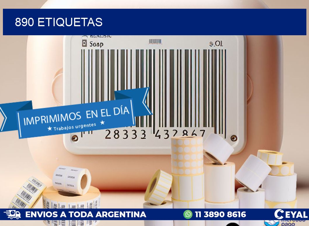 890 ETIQUETAS