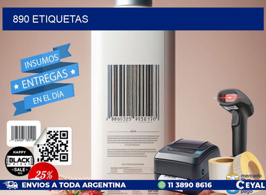 890 ETIQUETAS