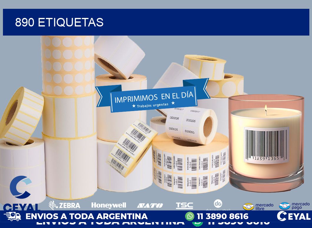 890 ETIQUETAS