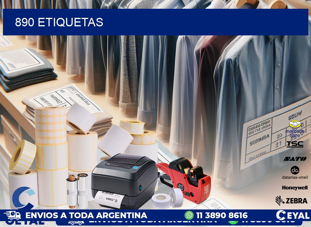 890 ETIQUETAS