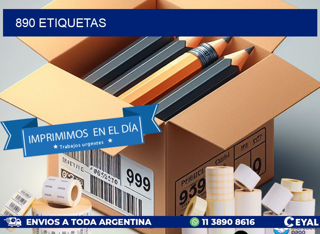 890 ETIQUETAS