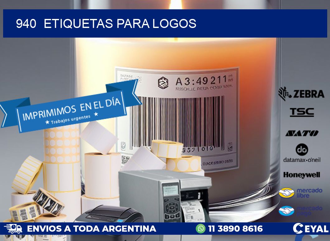 940 ETIQUETAS PARA LOGOS