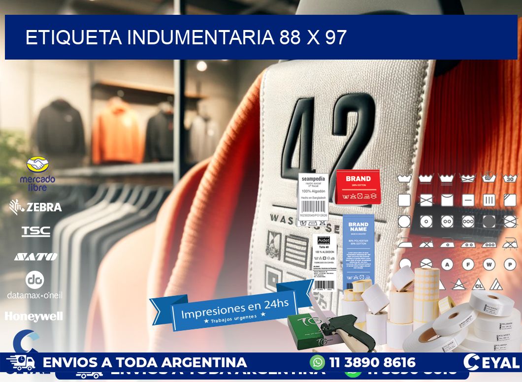 ETIQUETA INDUMENTARIA 88 x 97