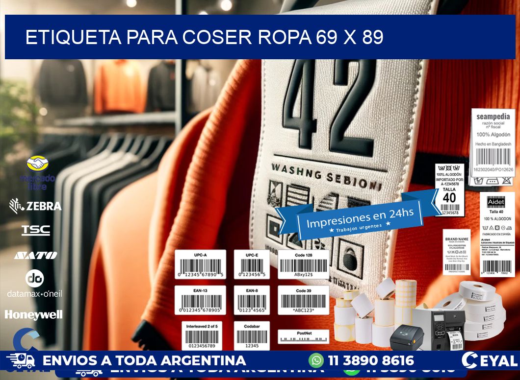ETIQUETA PARA COSER ROPA 69 x 89