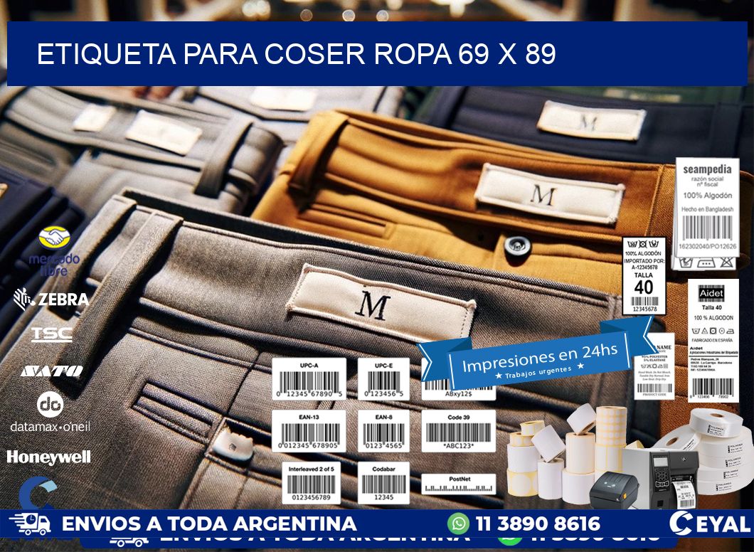 ETIQUETA PARA COSER ROPA 69 x 89