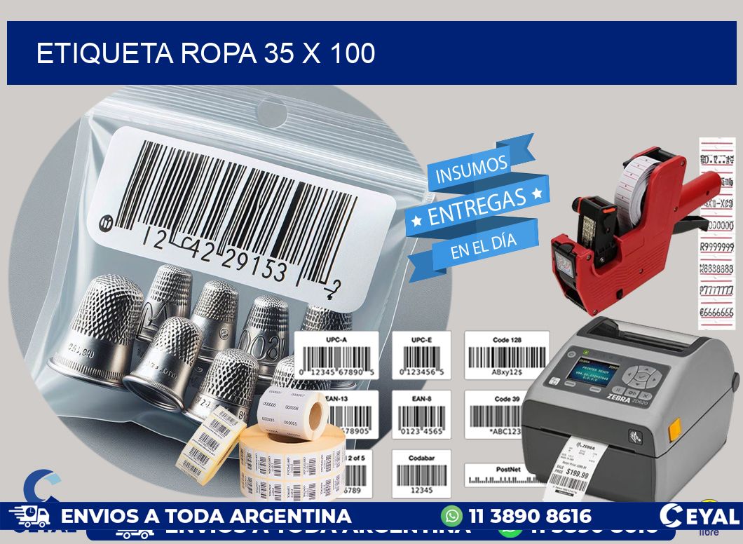 ETIQUETA ROPA 35 x 100