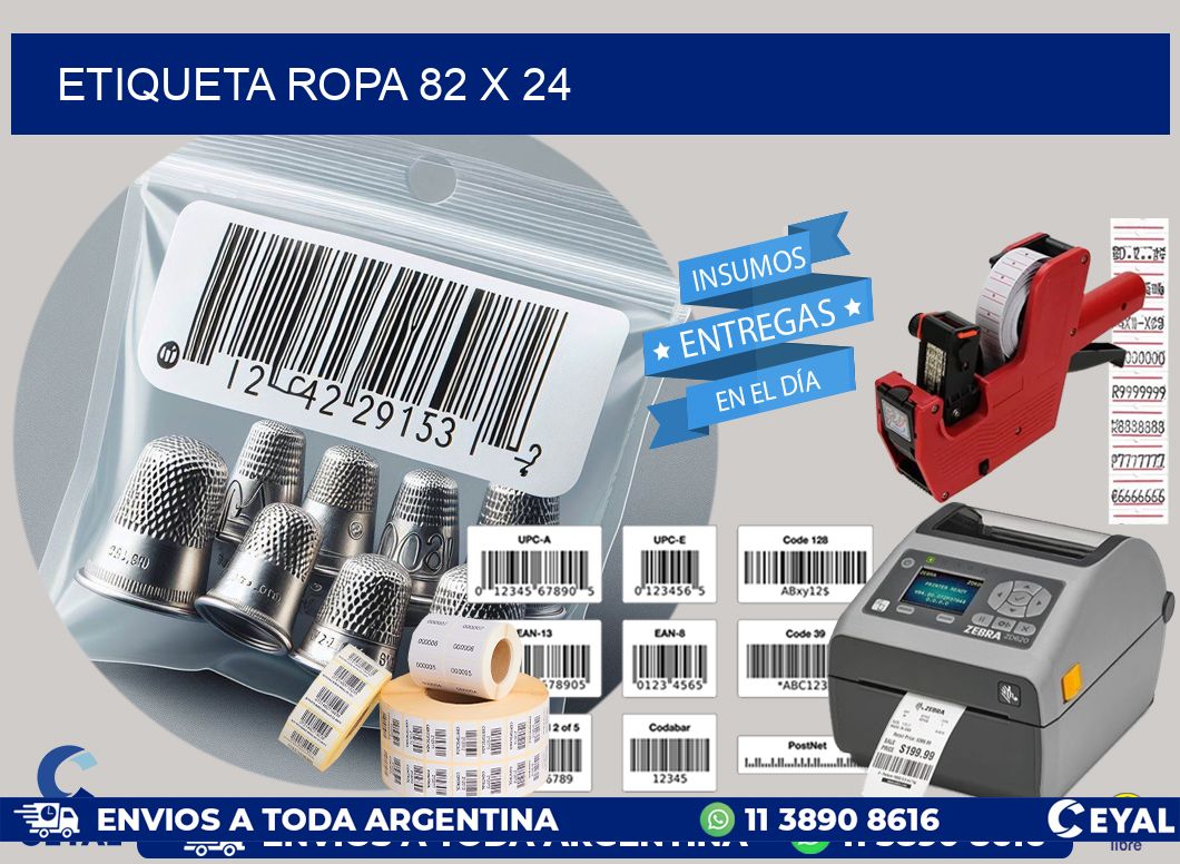 ETIQUETA ROPA 82 x 24