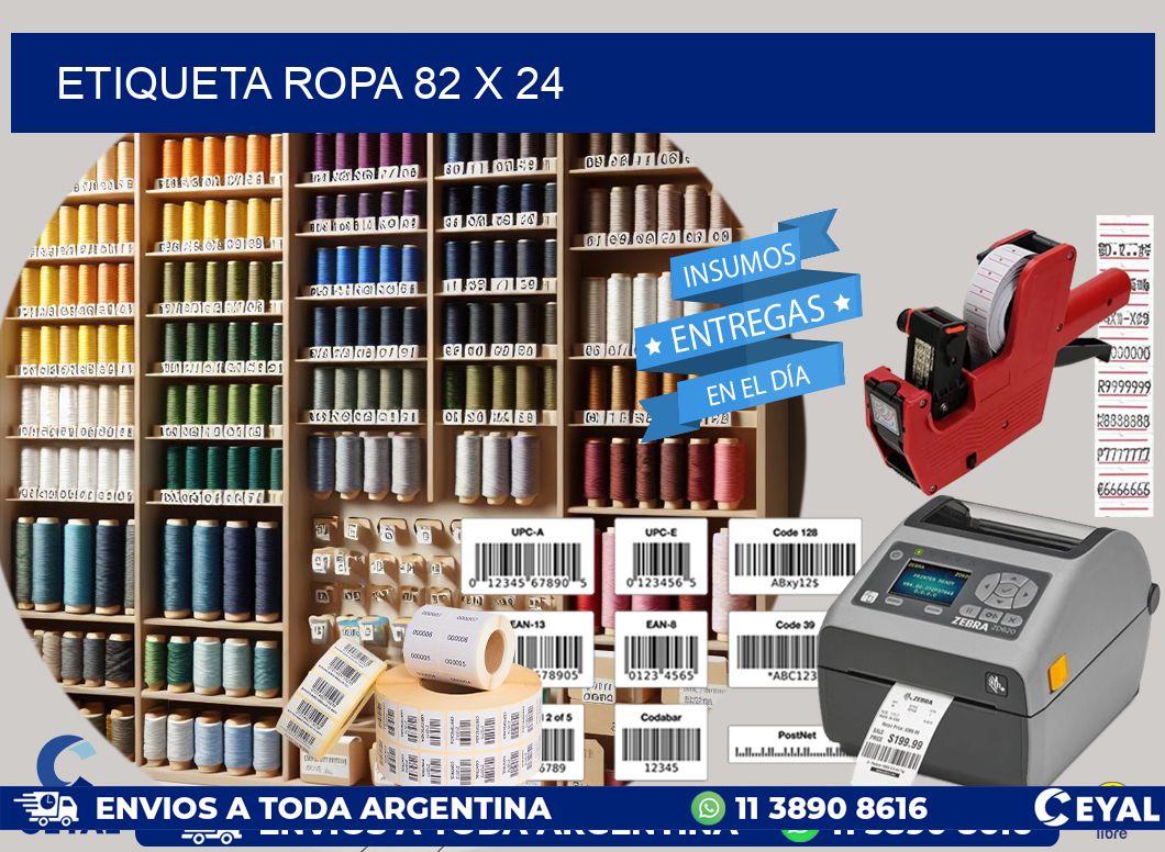 ETIQUETA ROPA 82 x 24