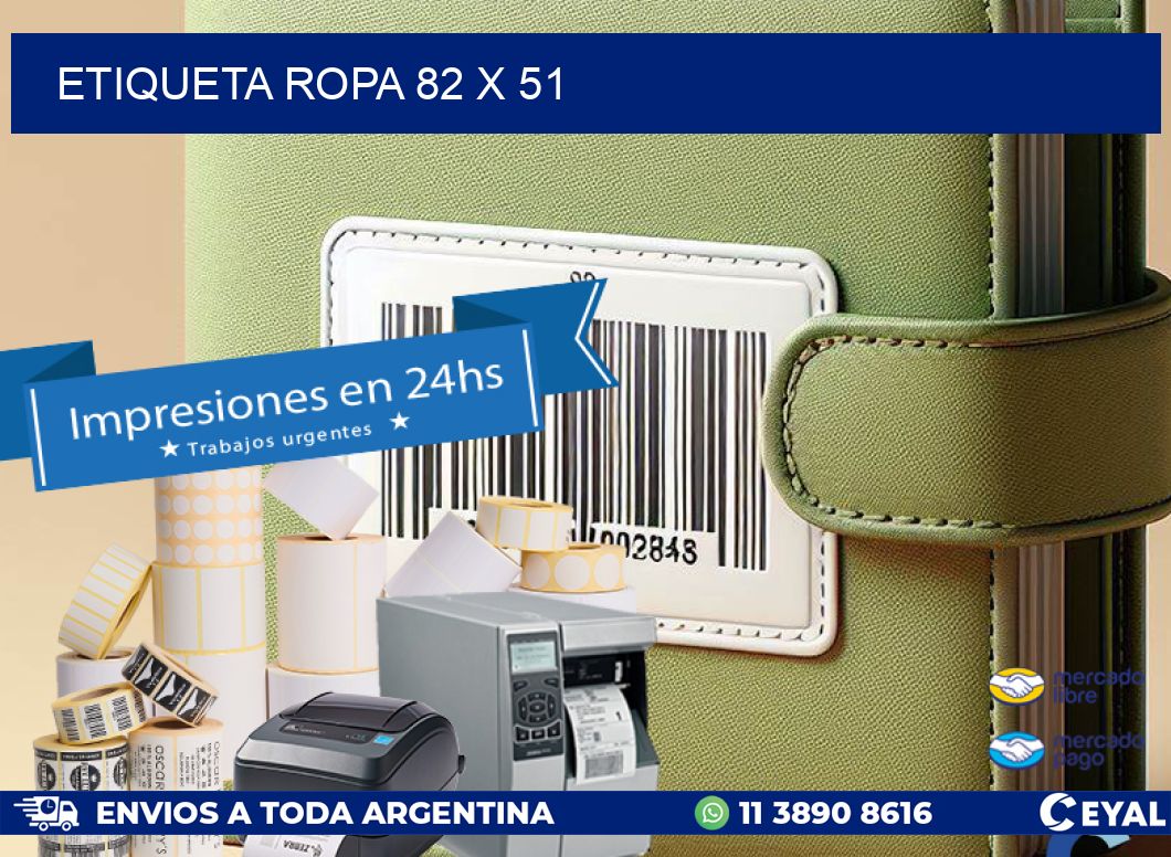 ETIQUETA ROPA 82 x 51