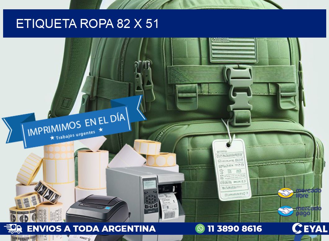 ETIQUETA ROPA 82 x 51