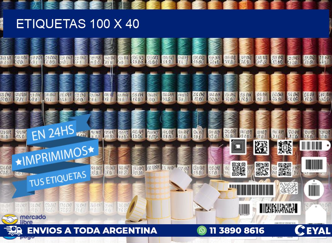 ETIQUETAS 100 x 40