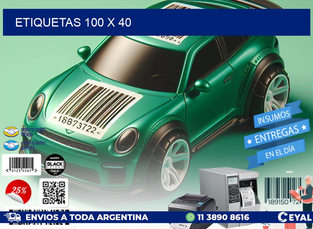ETIQUETAS 100 x 40