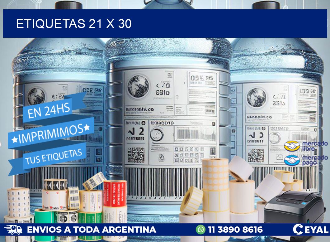 ETIQUETAS 21 x 30