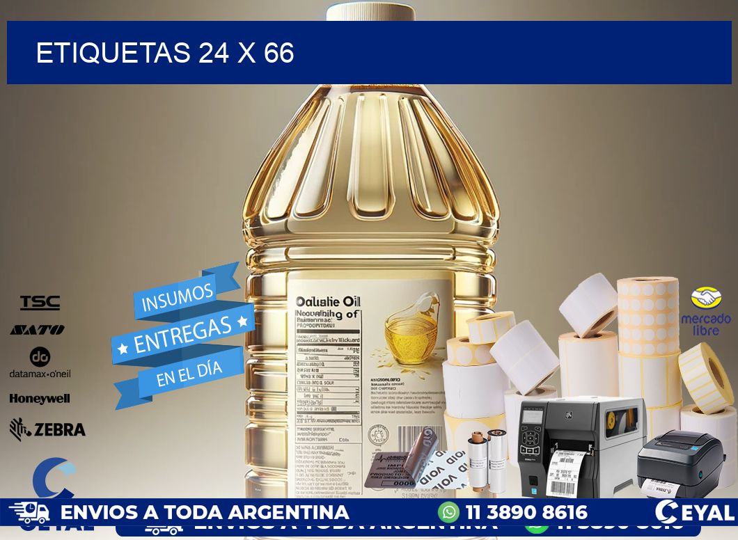 ETIQUETAS 24 x 66