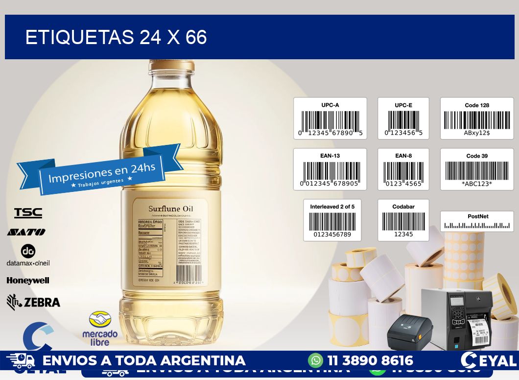 ETIQUETAS 24 x 66