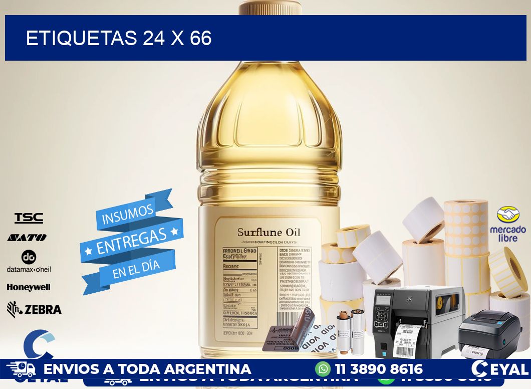 ETIQUETAS 24 x 66