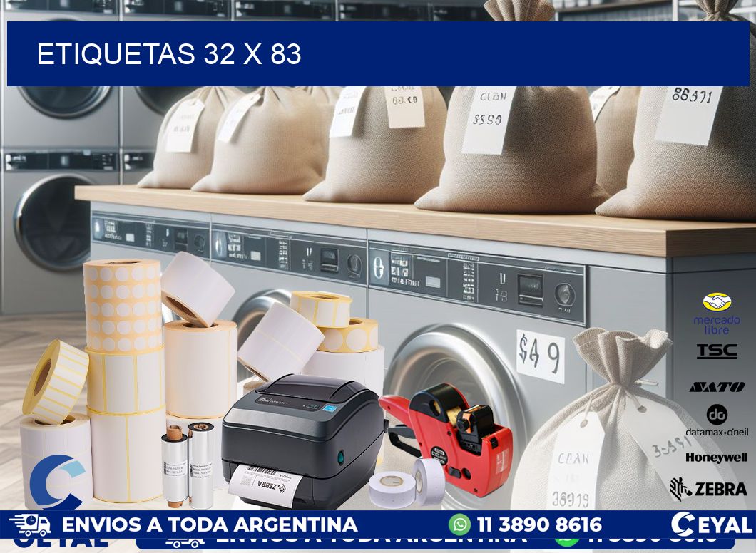 ETIQUETAS 32 x 83