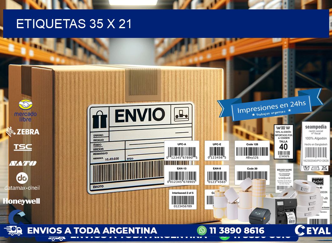 ETIQUETAS 35 x 21