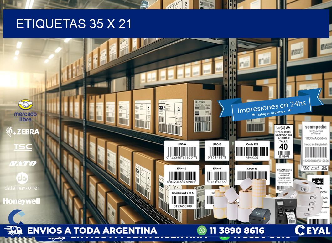 ETIQUETAS 35 x 21