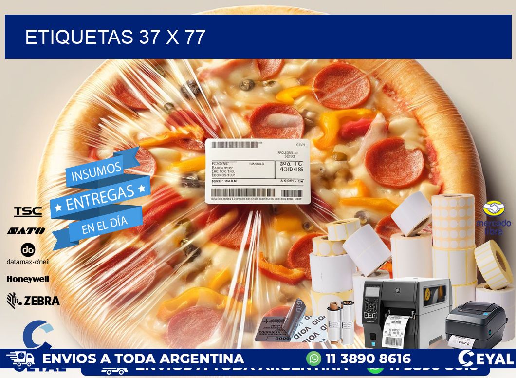 ETIQUETAS 37 x 77