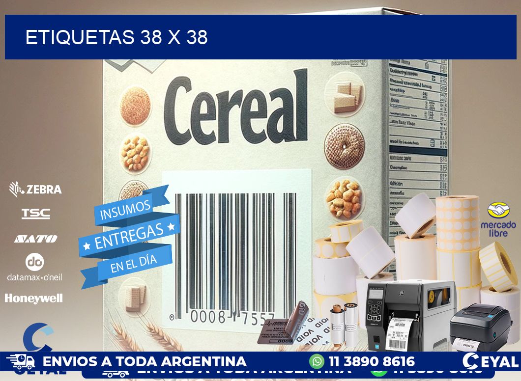 ETIQUETAS 38 x 38