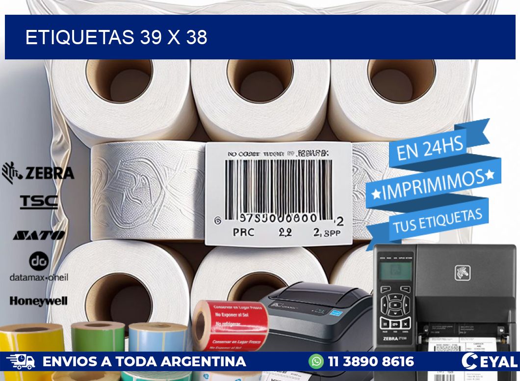 ETIQUETAS 39 x 38