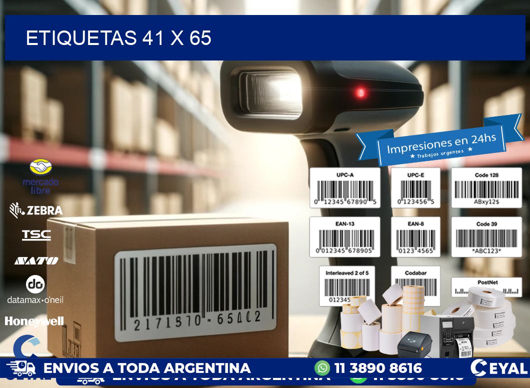 ETIQUETAS 41 x 65