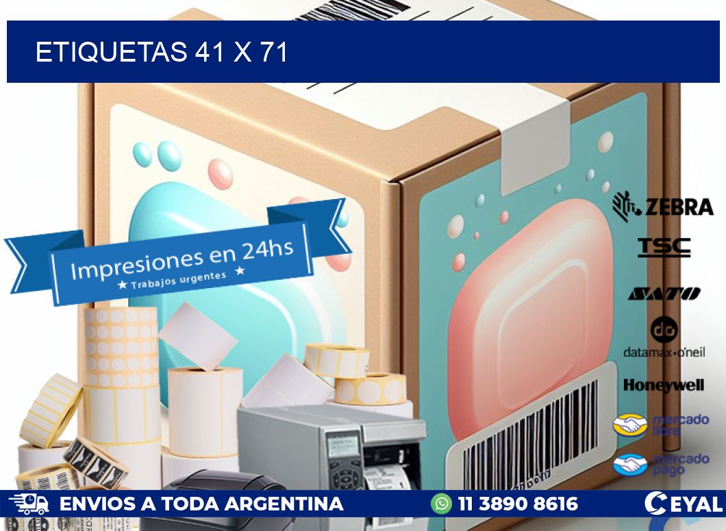 ETIQUETAS 41 x 71