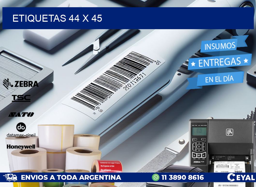 ETIQUETAS 44 x 45