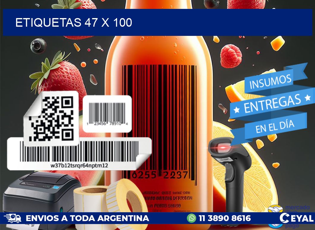 ETIQUETAS 47 x 100