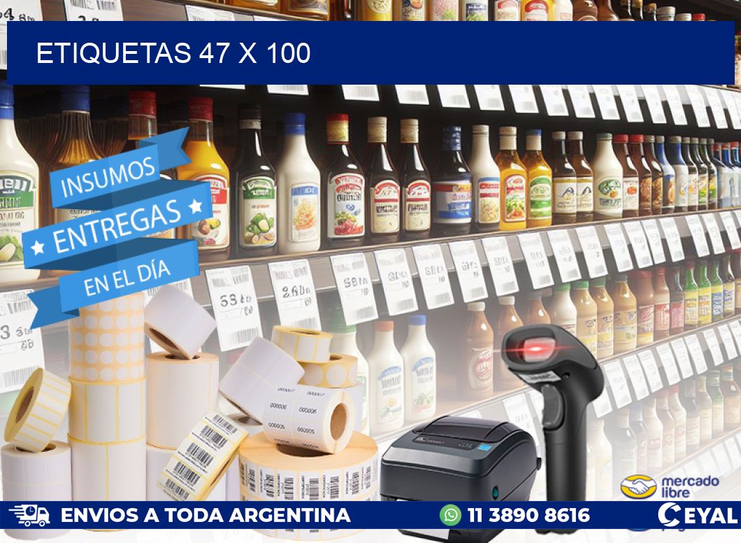 ETIQUETAS 47 x 100