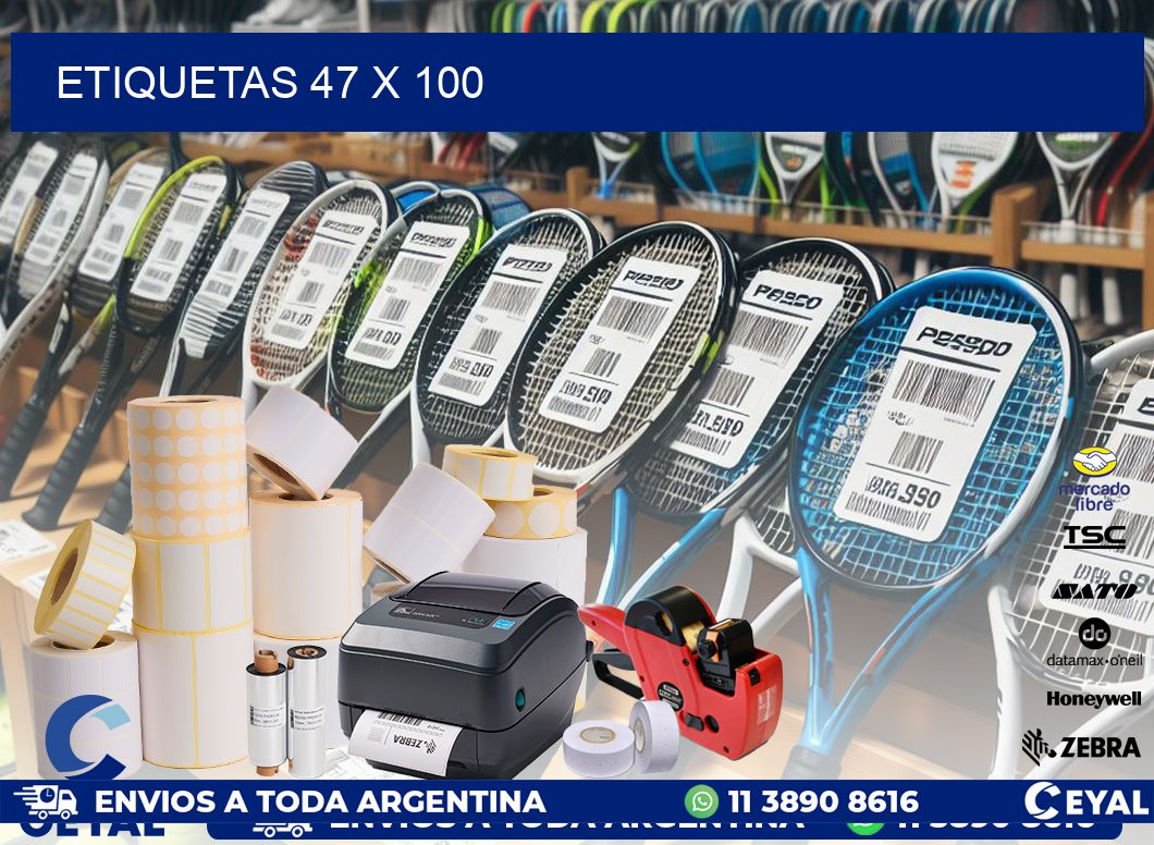 ETIQUETAS 47 x 100