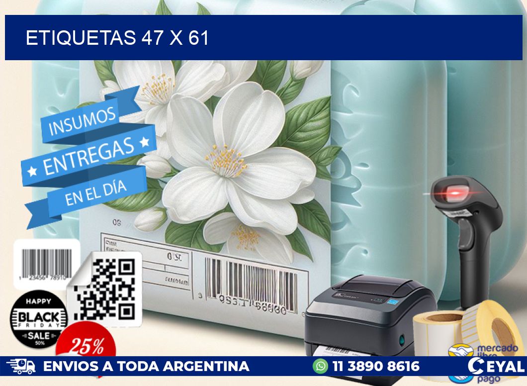 ETIQUETAS 47 x 61