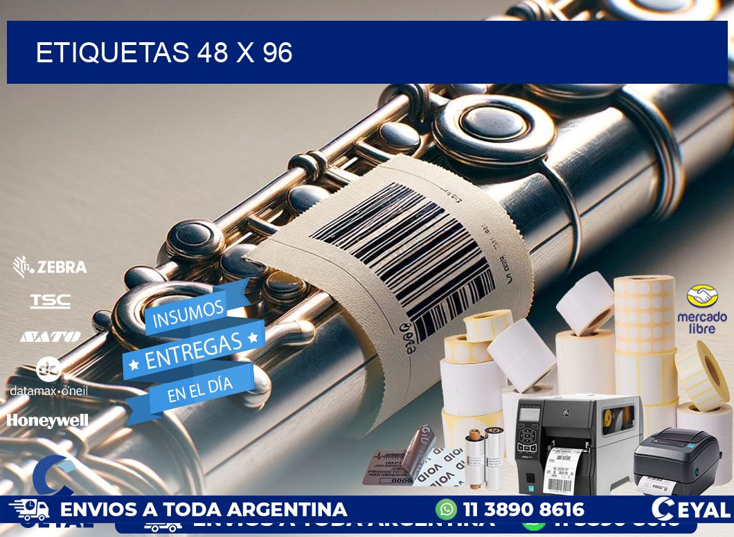 ETIQUETAS 48 x 96