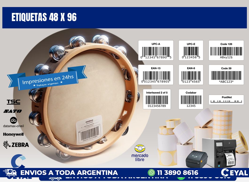 ETIQUETAS 48 x 96