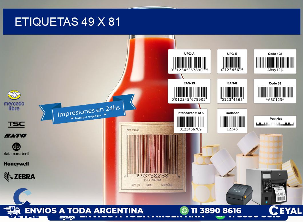 ETIQUETAS 49 x 81