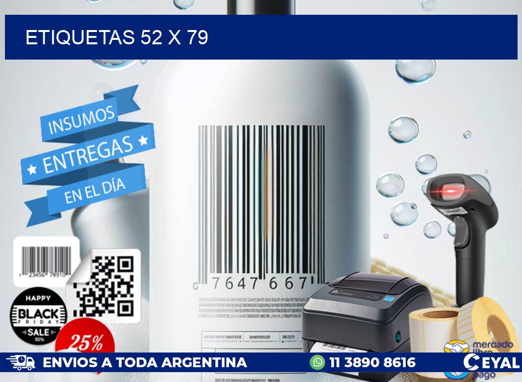 ETIQUETAS 52 x 79