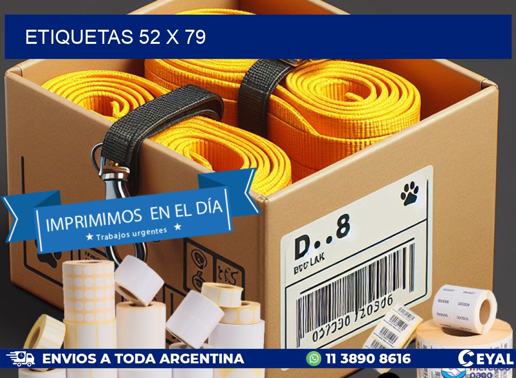 ETIQUETAS 52 x 79