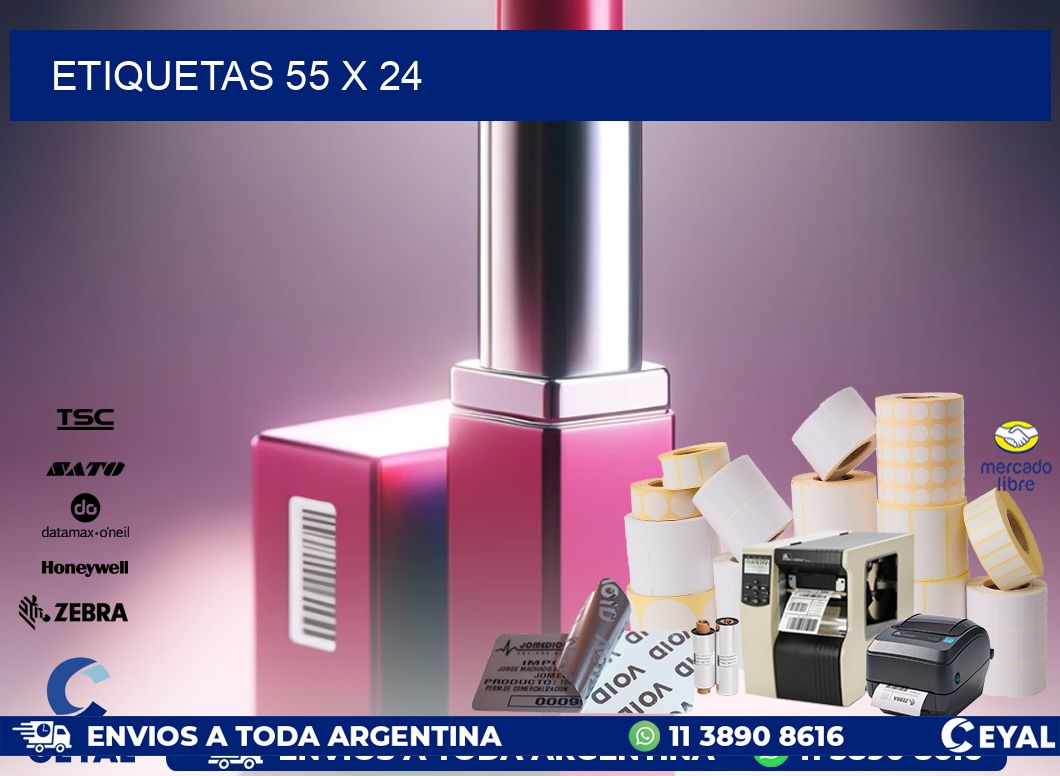 ETIQUETAS 55 x 24