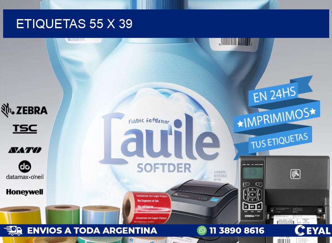 ETIQUETAS 55 x 39