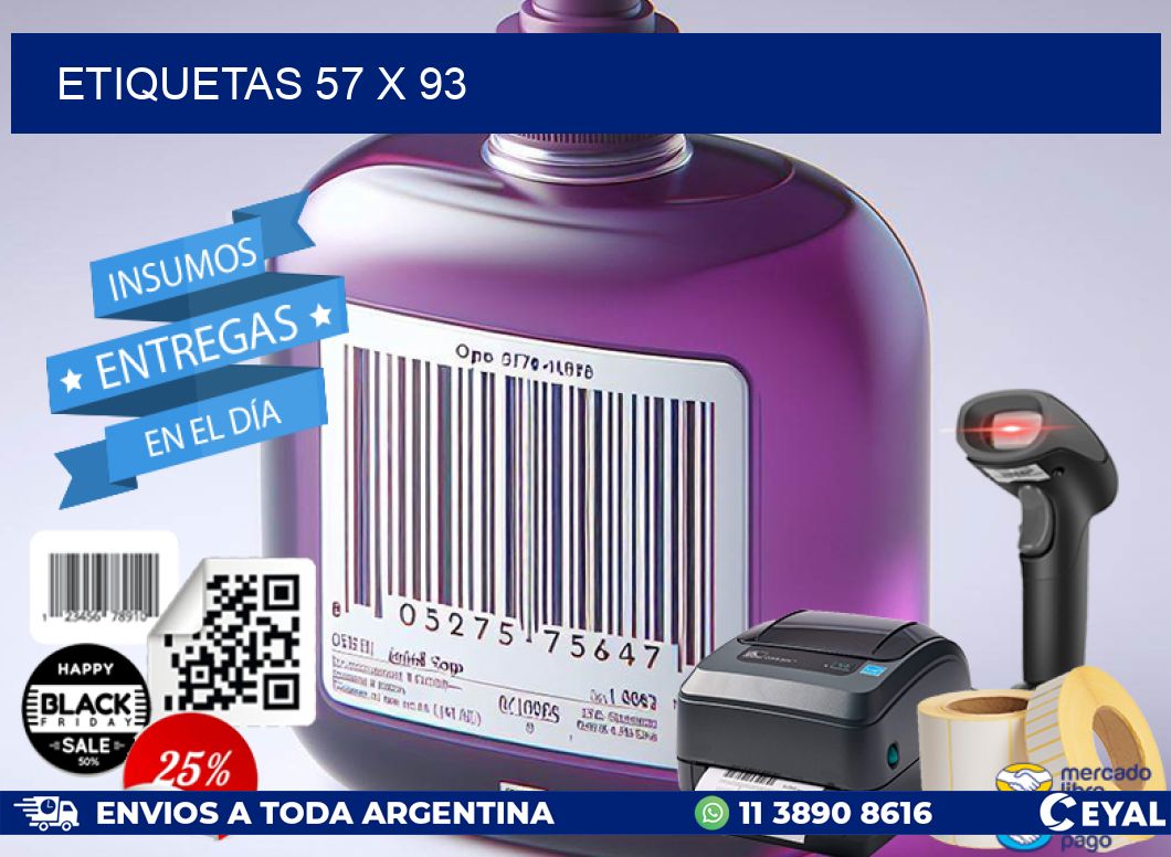 ETIQUETAS 57 x 93