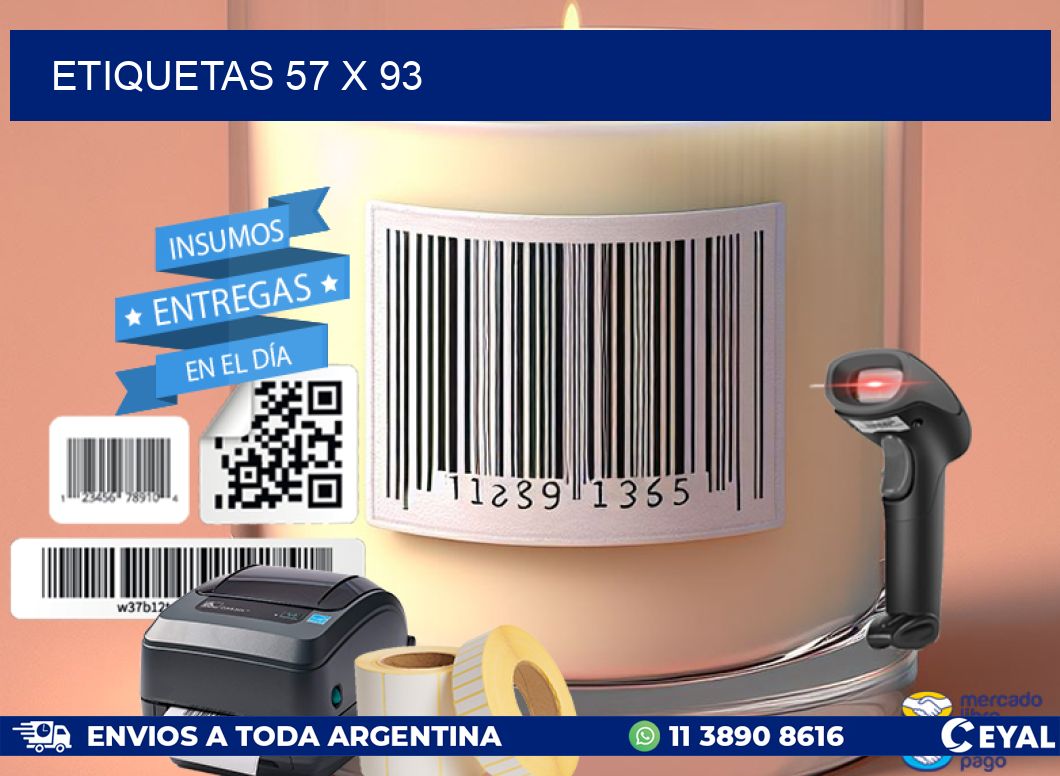 ETIQUETAS 57 x 93