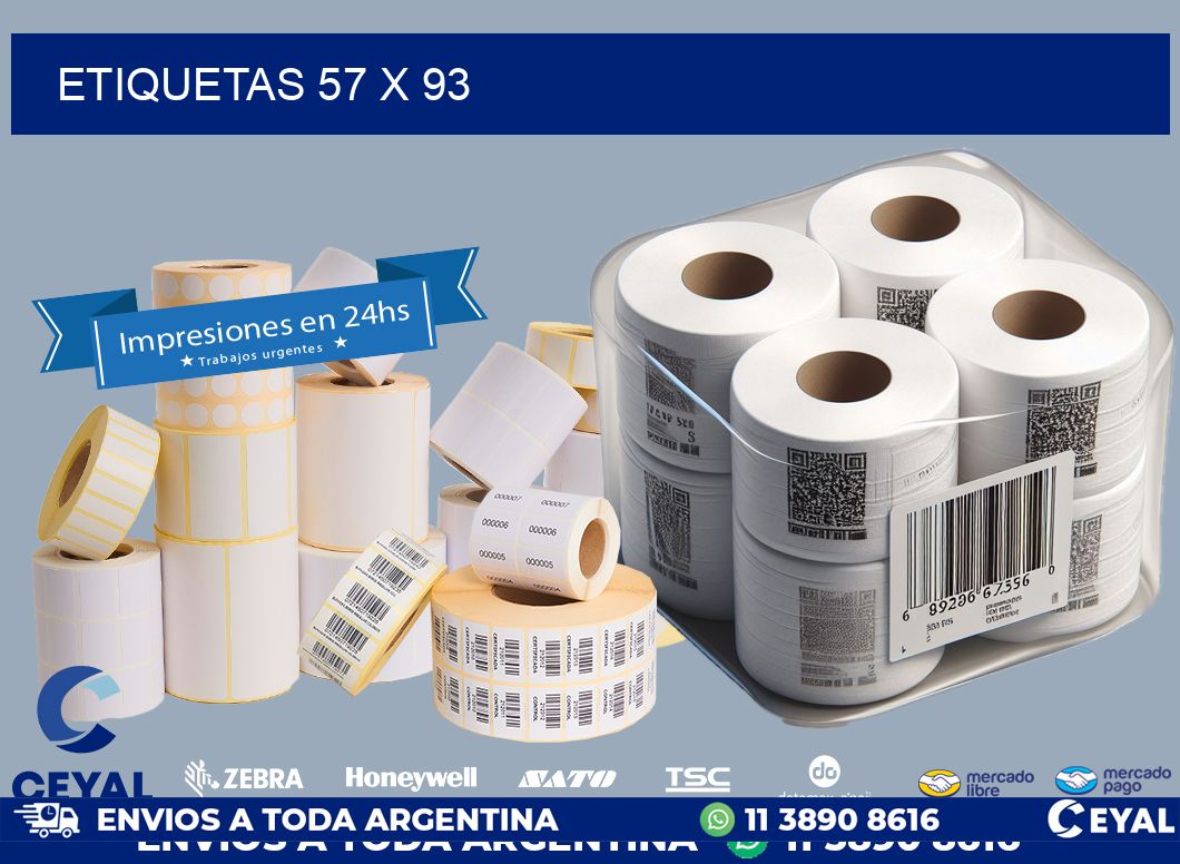 ETIQUETAS 57 x 93