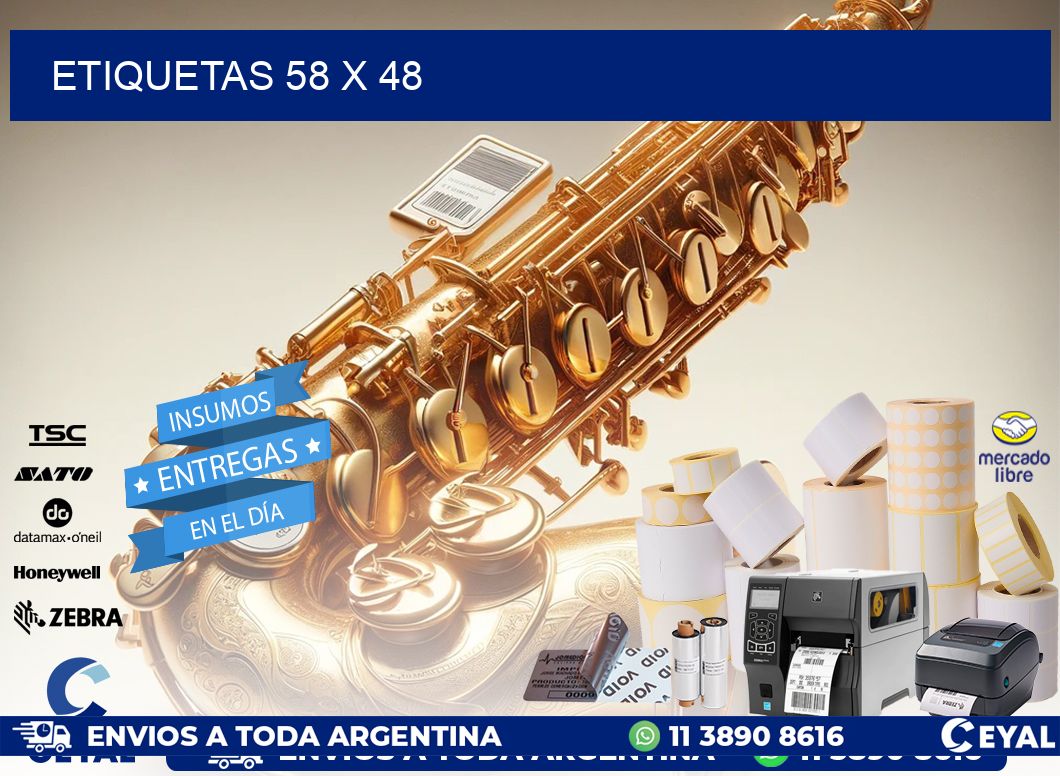 ETIQUETAS 58 x 48